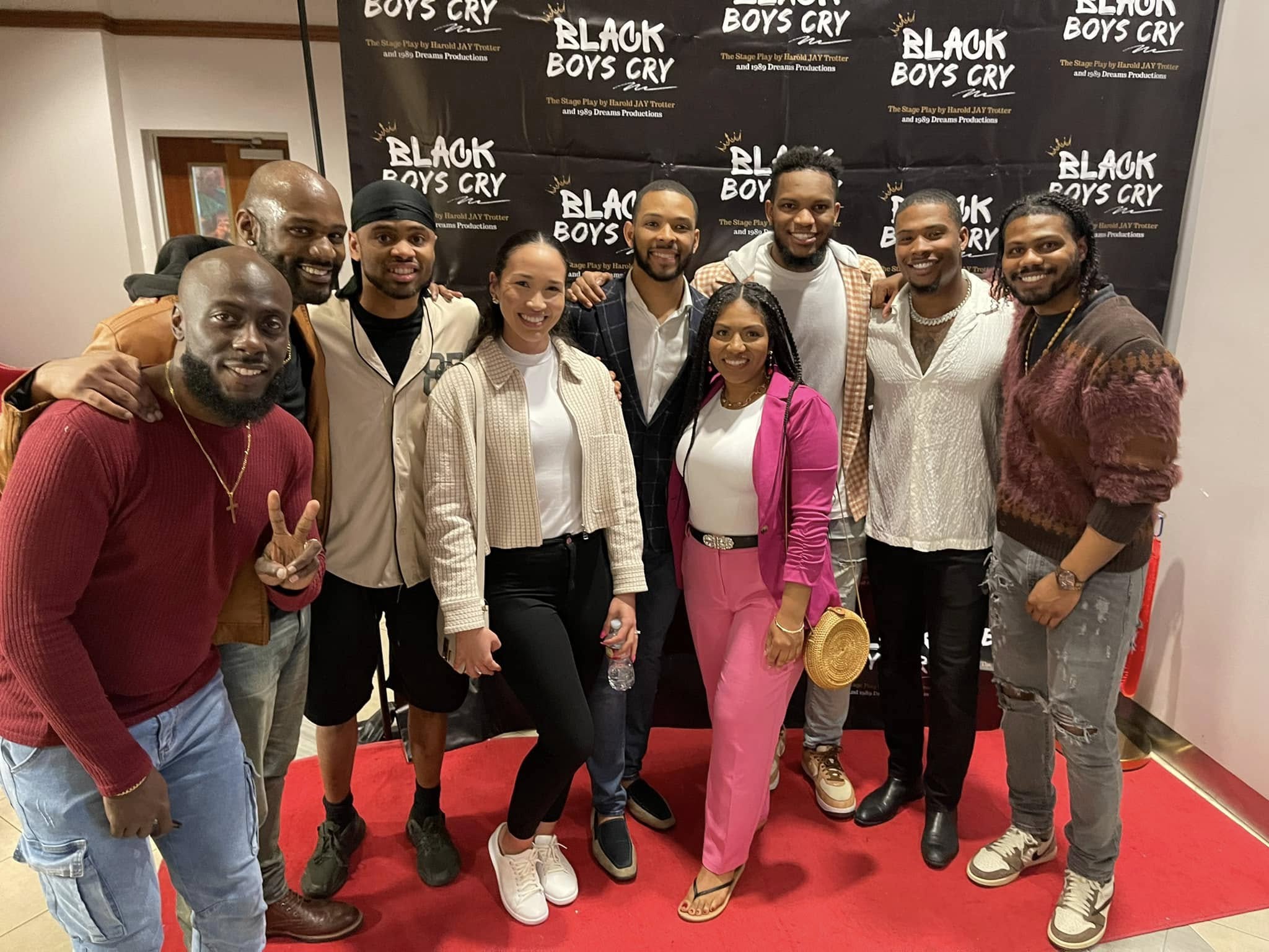 Black Boys Cry cast group photo