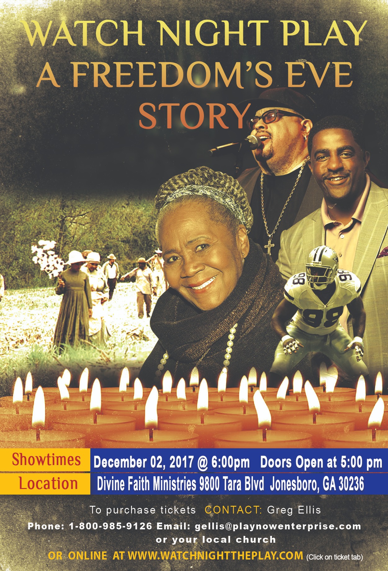 Watch Night Play flyer